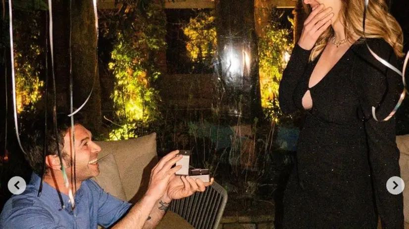 La foto della proposta di matrimonio a Francesca Ferragni a Il Borgo Mezzinino di Salò - Foto da Instagram di Francesca Ferragni