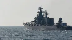 L'incrociatore Moskva dei russi nel Mar Nero - Foto Epa © www.giornaledibrescia.it