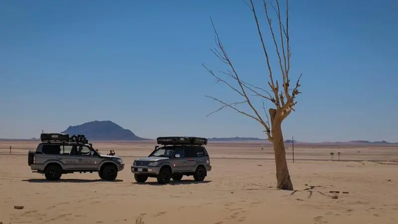 Le auto di 7milamiglialontano in Namibia - Foto © 7milamiglialontano
