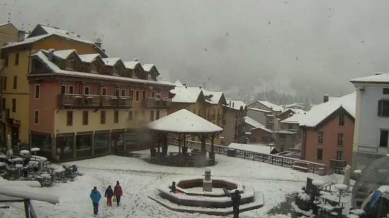 Neve anche sulla Valcamonica