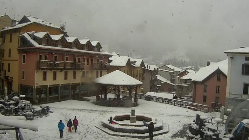 Neve anche sulla Valcamonica