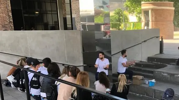 Studenti delle superiori in visita al polo tecnologico - © www.giornaledibrescia.it