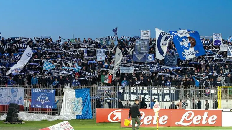 I settecento supporter biancazzurri arrivati ieri a Monza