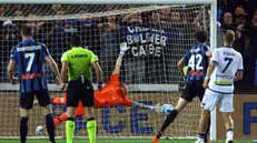 Il gol di Scalvini - Foto Ansa © www.giornaledibrescia.it