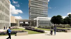 Il progetto della torre destinata ad accogliere la nuova sede di A2A - © www.giornaledibrescia.it