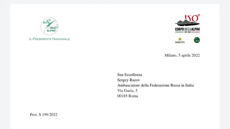 Il testo della lettera di Favero - © www.giornaledibrescia.it