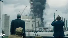 Il momento dell'esplosione di Chernobyl nella serie tv di Sky