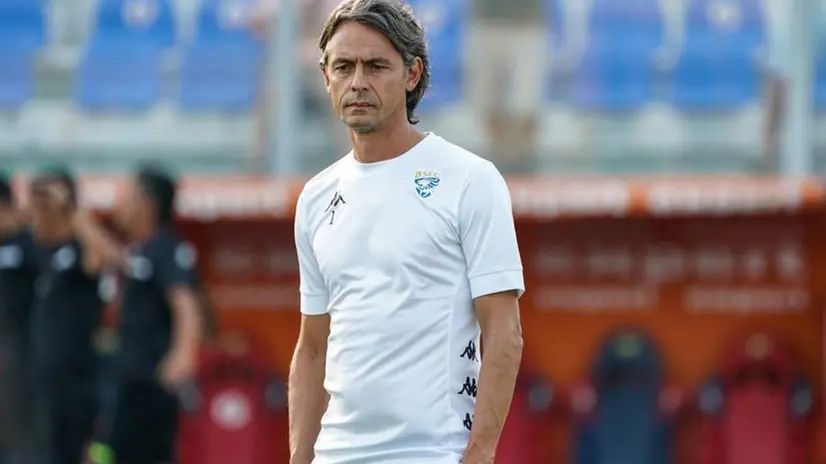 Filippo Inzaghi, ex allenatore del Brescia Calcio - Foto New Reporter © www.giornaledibrescia.it