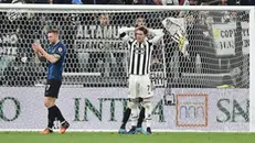 Una foto dell'ultimo scontro tra Juventus e Inter - Foto Ansa © www.giornaledibrescia.it