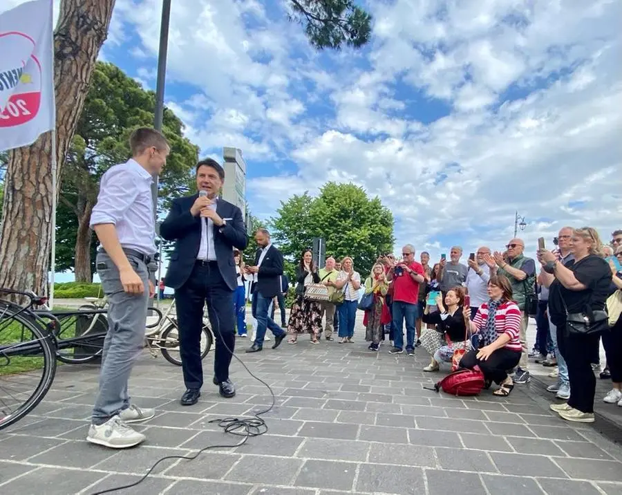 Giuseppe Conte a Desenzano