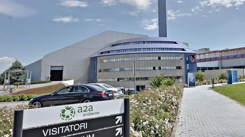 L’impianto di A2A in via Codignole a Brescia - Foto © www.giornaledibrescia.it