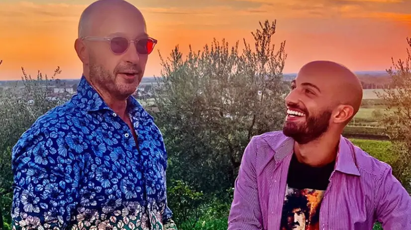Joe Bastianich e Paolo Vizzari - Foto Instagram Fabio Vizzari