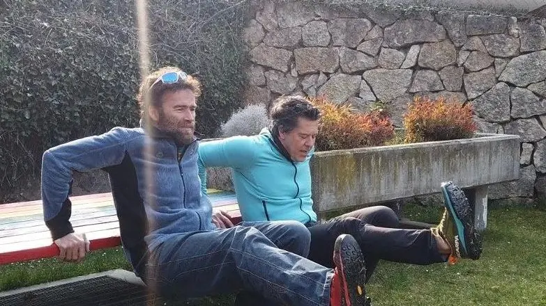 Omar durante il recupero dopo l’operazione - Foto © www.giornaledibrescia.it