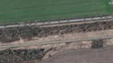 L'immagine satellitare Maxar Technologies del convoglio russo verso il Donbass