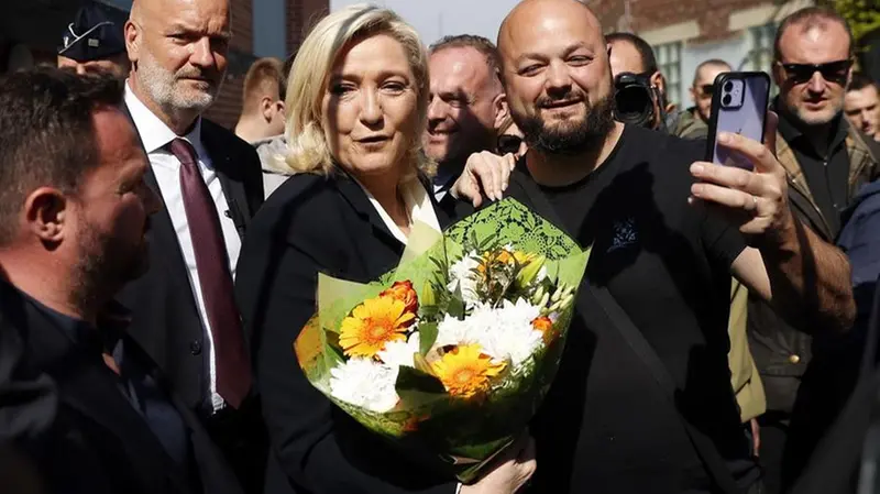 Marine Le Pen - Foto Ansa/Epa/Ian Langsdon  © www.giornaledibrescia.it