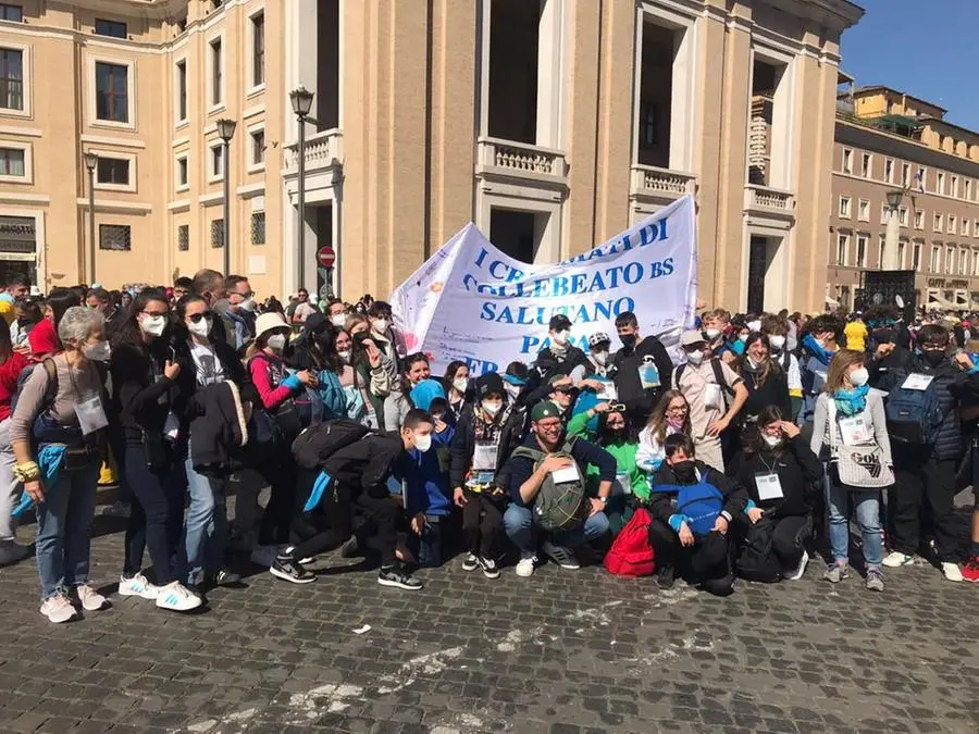 A San Pietro anche i giovani bresciani per il pellegrinaggio degli adolescenti