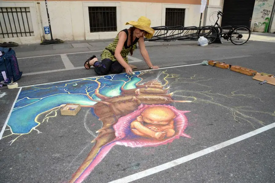 I madonnari alla «Festa dei Miracoli»