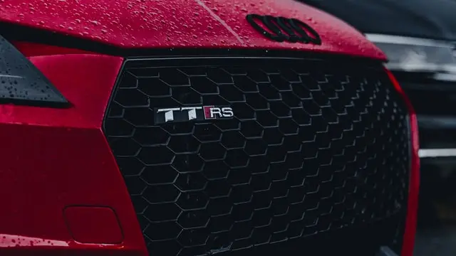 La parte anteriore di un'Audi