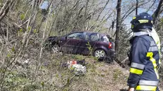 L'auto con a bordo le due donne è uscita di strada a Anfo