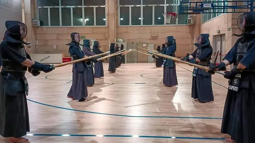 Un allenamento di kendo - © www.giornaledibrescia.it