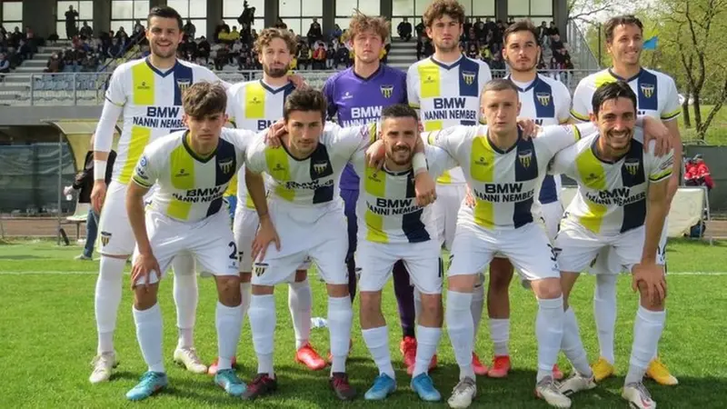 Il Ciliverghe schierato da Sergio Volpi per l’andata della semifinale di Coppa Italia - © www.giornaledibrescia.it