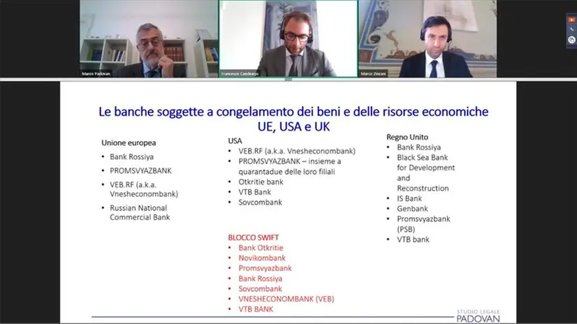 Un momento del webinar - © www.giornaledibrescia.it