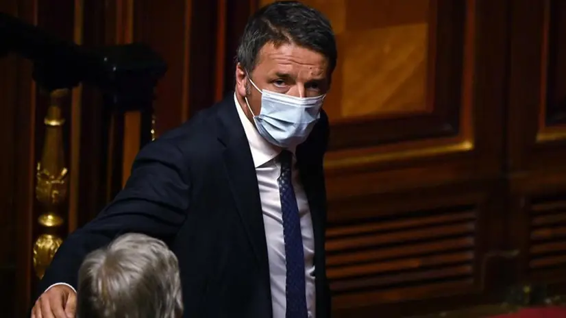 Il leader di Italia Viva, Matteo Renzi - Foto Ansa/Riccardo Antimiani © www.giornaledibrescia.it