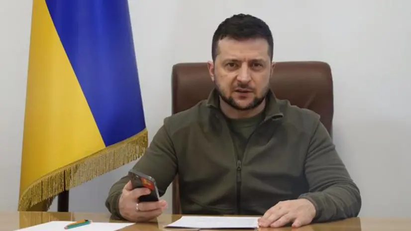 Il presidente ucraino Volodymyr Zelensky