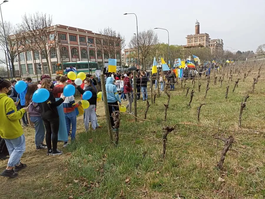Gli studenti della Pastori a sostegno della pace in Ucraina
