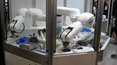 Uno dei nuovi robot collaborativi presentati da Tiesse nel corso di fiere internazionali - © www.giornaledibrescia.it