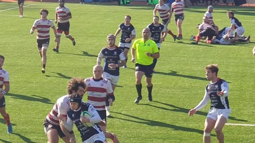 Partita accesa. Una fase del match andato in scena a Villa Carcina