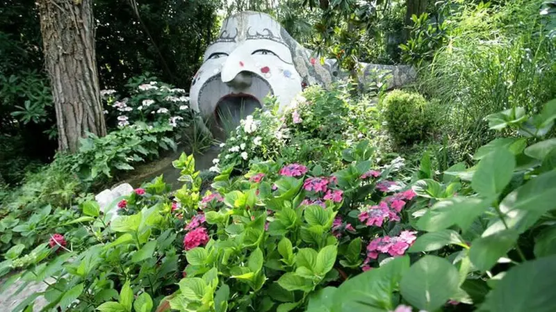 Alcuni scorci del Giardino Heller di Gardone Riviera