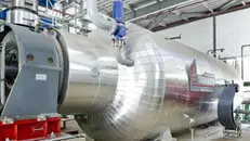 Una maxi turbina prodotta nello stabilimento bresciano della Turboden - © www.giornaledibrescia.it