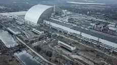 L'impianto nucleare di Chernobyl nel fermo immagine di un video diffuso dalla difesa russa del 24 febbraio scorso - Foto Epa © www.giornaledibrescia.it