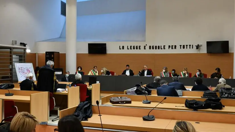 La Corte d'Assise di Brescia per il processo Bozzoli - Foto Gabriele Strada /Neg © www.giornaledibrescia.it