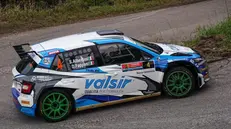 Albertini e Fappani in gara con la Skoda Fabia Evo Rally2