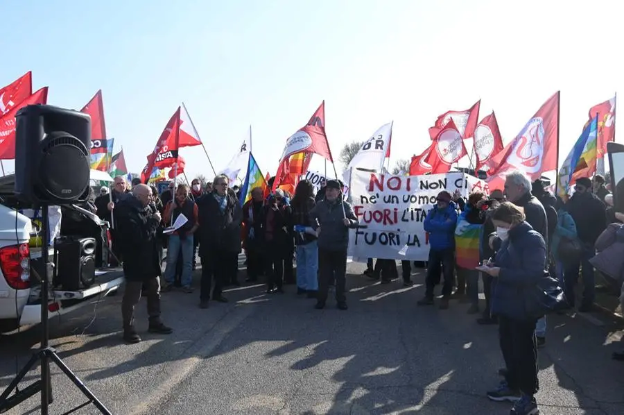 La manifestazione contro la guerra in Ucraina a Ghedi