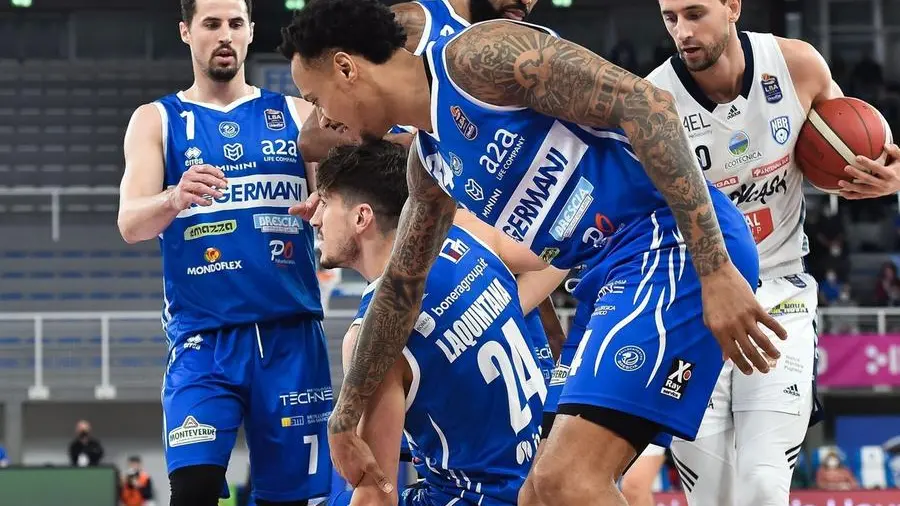 Tommaso Laquintana è pugliese: qui nella gara vinta al PalaLeonessa, all’andata