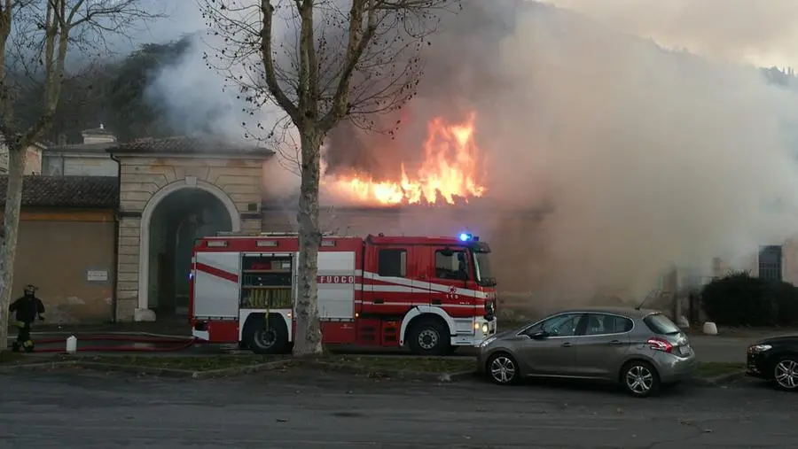 Cologne, incendio a Villa Gnecchi