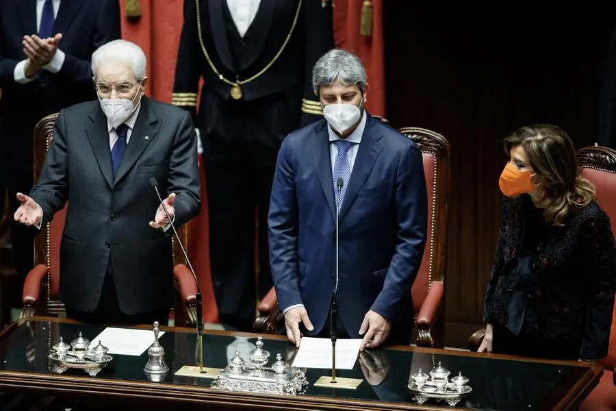 Montecitorio, Sergio Mattarella ha giurato come Presidente della Repubblica