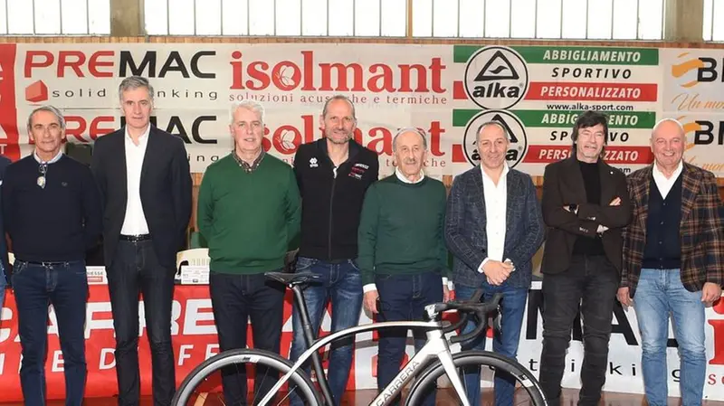 Un momento della conferenza stampa: ospiti vip alla presentazione - Foto Rodella © www.giornaledibrescia.it