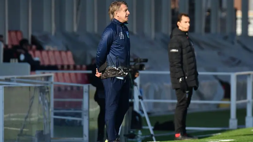 Stefano Vecchi, allenatore della FeralpiSalò