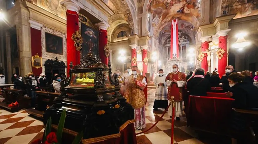 San Faustino, la celebrazione della messa solenne per i Patroni