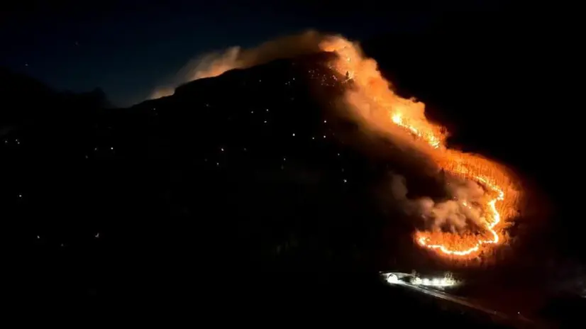 Incendio in Valcamonica