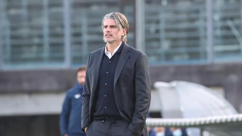 Diego Lopez quando sedeva sulla panchina del Brescia - © www.giornaledibrescia.it