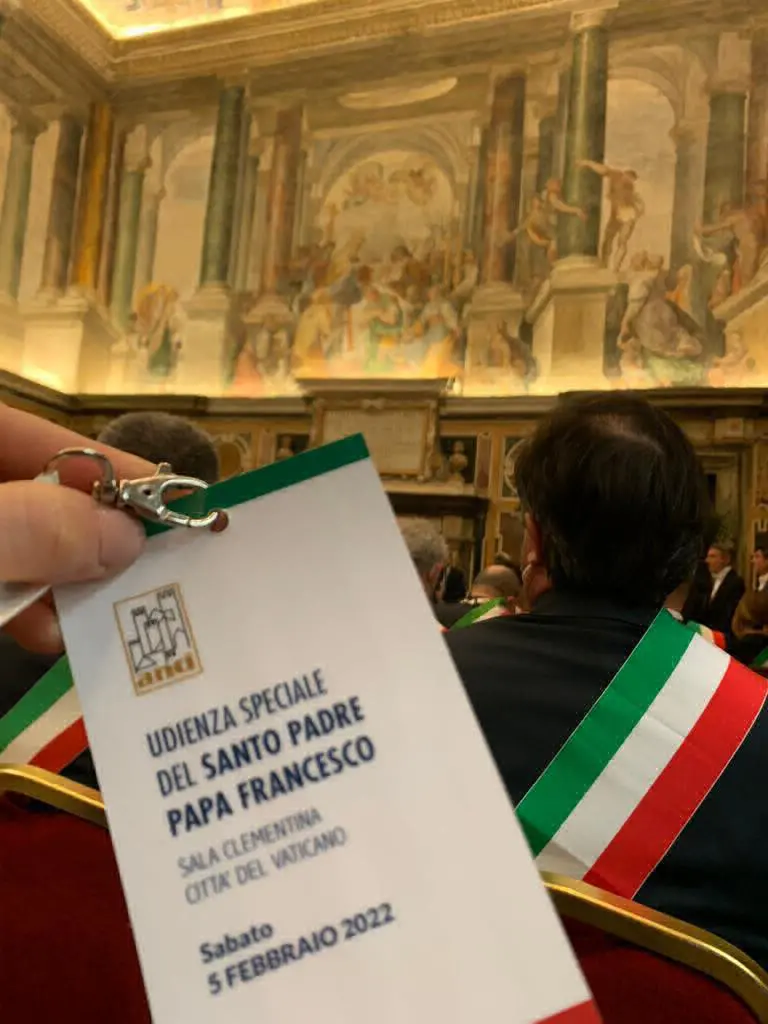 Sindaci bresciani in udienza dal Papa