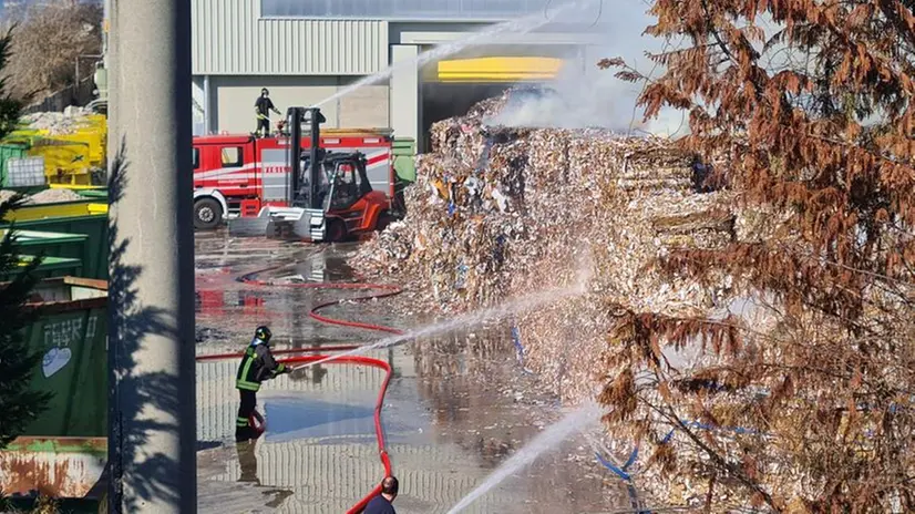 Le immagini del rogo