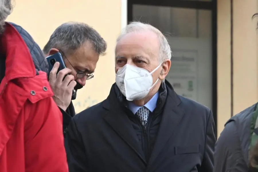 Paolo Storari e Piercamillo Davigo a Brescia per l'udienza preliminare