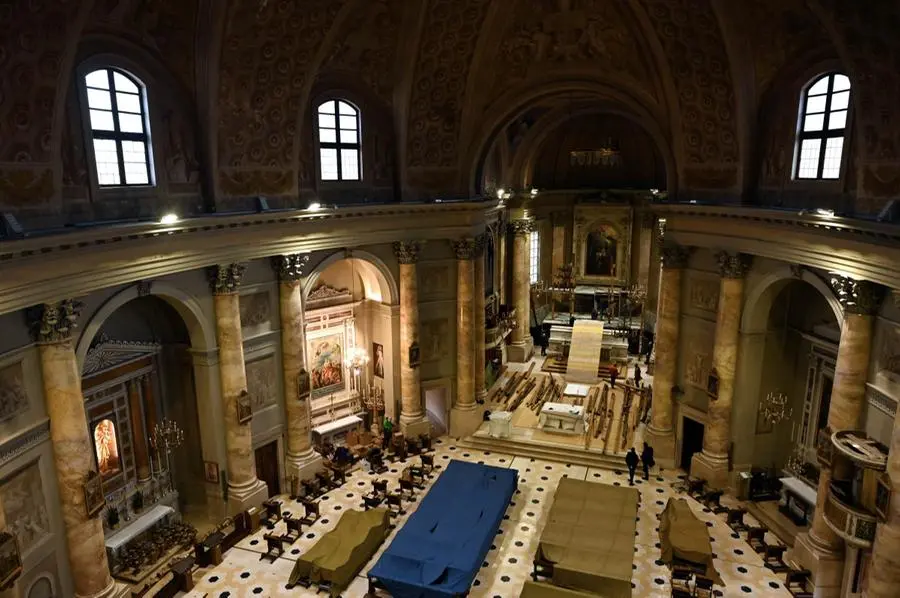 Castenedolo, macchina del triduo: la preparazione / 1