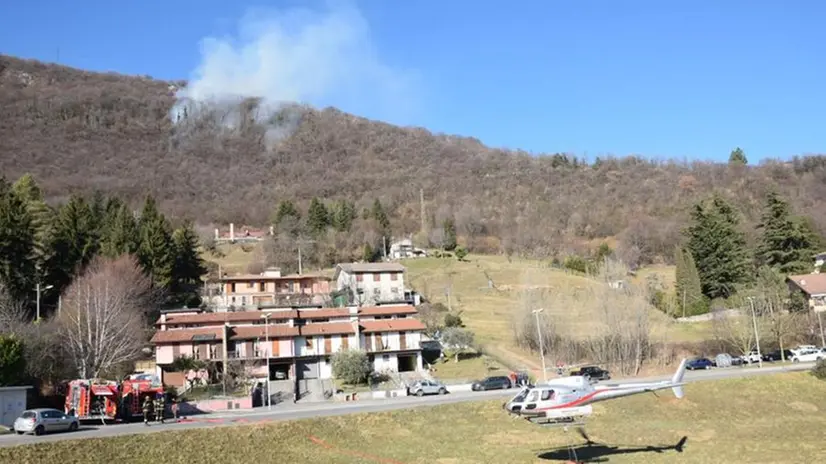 Le immagini del rogo